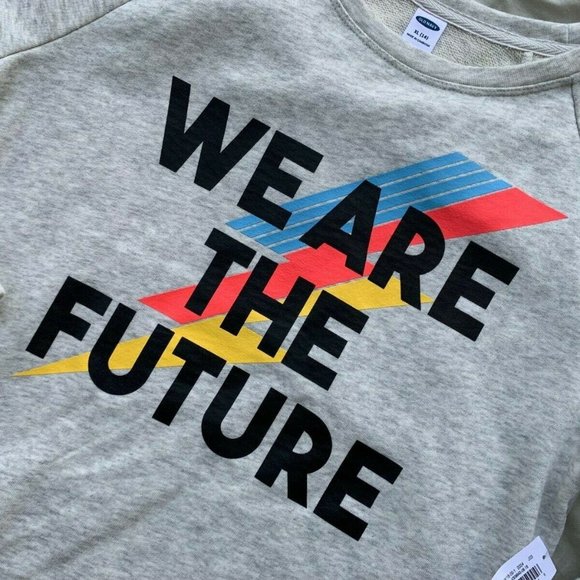 OLD NAVY Girls Graphic Print Sweatshirt - Picture 2 of 5